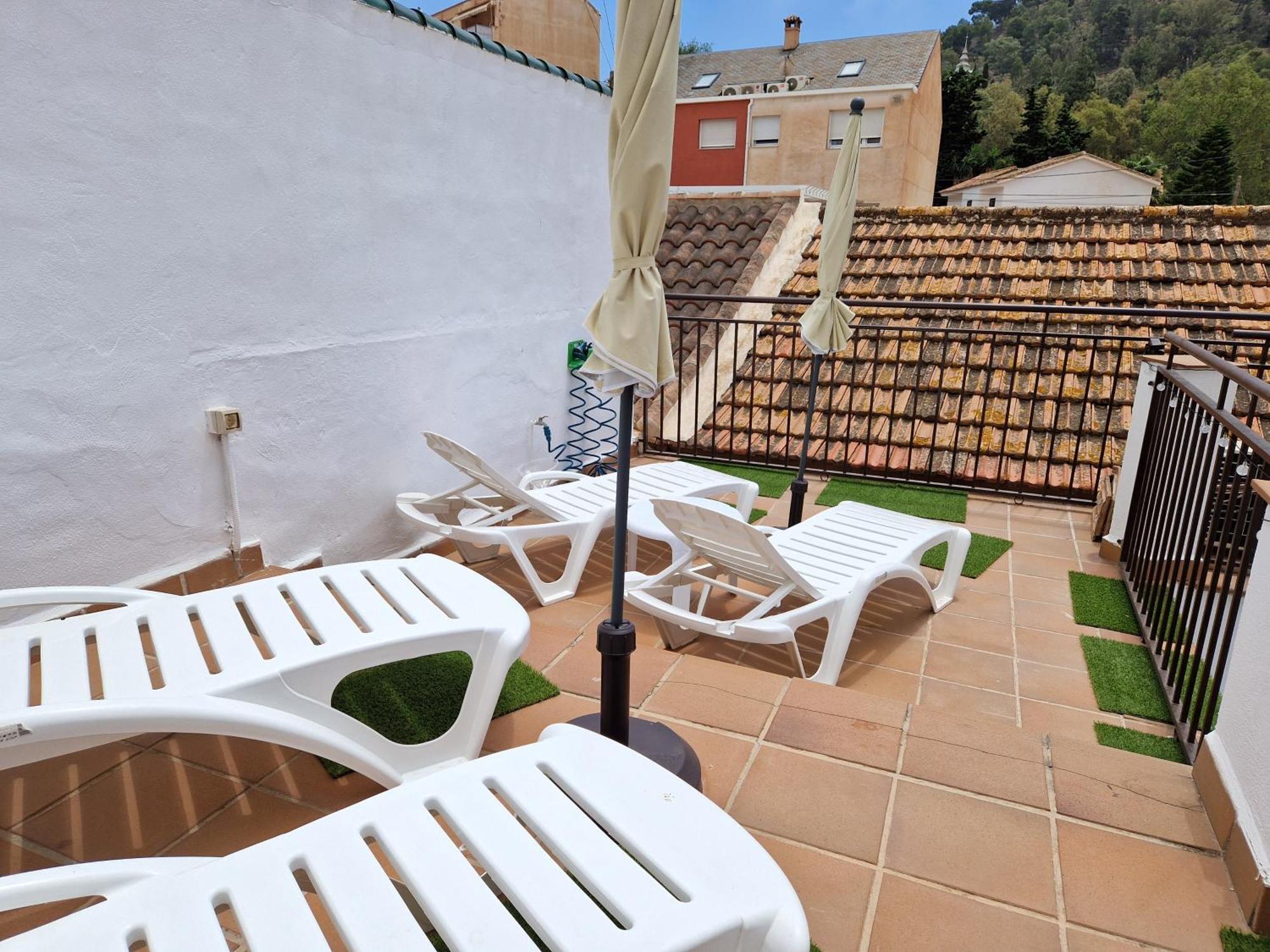 Villa Del Parque Flats Gibralfaro Terrace Málaga Exterior foto